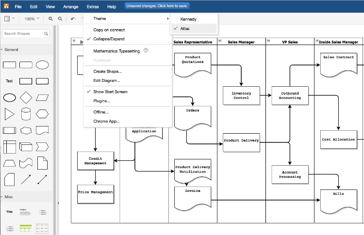 Redcoolmedia Flowchart Maker и программное обеспечение для онлайн-диаграмм