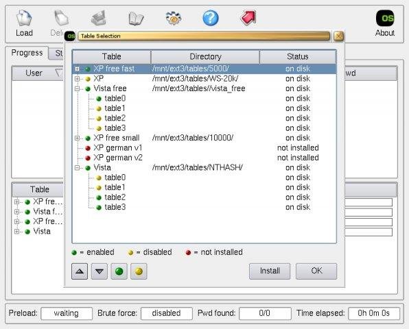Download web tool or web app ophcrack