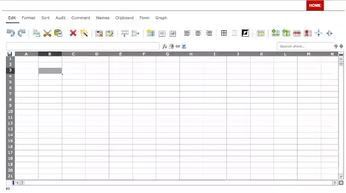 TopXLS Excel editor online with Ethercalc