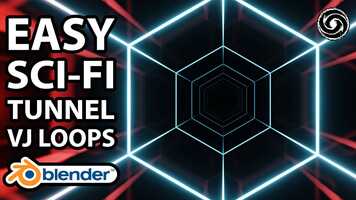 Free download 0036 - Easy Sci-Fi Tunnel VJ Loops With Evee - Blender Tutorial video and edit with RedcoolMedia movie maker MovieStudio video editor online and AudioStudio audio editor onlin