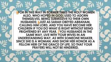 Free download 071120_1 Peter 3:1-7 video and edit with RedcoolMedia movie maker MovieStudio video editor online and AudioStudio audio editor onlin