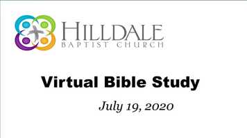 Free download 07/19/20 Sunday Bible Study video and edit with RedcoolMedia movie maker MovieStudio video editor online and AudioStudio audio editor onlin