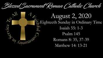 Free download 08-02-2020  18th Sunday in Ordinary Time video and edit with RedcoolMedia movie maker MovieStudio video editor online and AudioStudio audio editor onlin