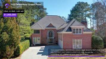 Free download $1,000,000 Single-Family Home for sale - 1122 Waterford Green Point, Marietta, GA - 30068 video and edit with RedcoolMedia movie maker MovieStudio video editor online and AudioStudio audio editor onlin
