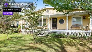 Free download $115,000 Single-Family Home for sale - 65 E RAILROAD Street, Kingston, GA - 30145 video and edit with RedcoolMedia movie maker MovieStudio video editor online and AudioStudio audio editor onlin