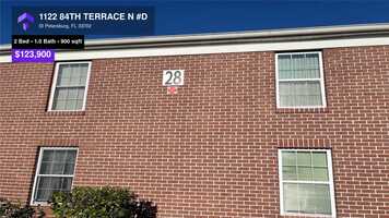 Free download $123,900 Condominium for sale - 1122 84TH TERRACE N #D, St Petersburg, FL - 33702 video and edit with RedcoolMedia movie maker MovieStudio video editor online and AudioStudio audio editor onlin