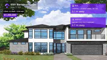 Free download $1,350,000 Single-Family Home for sale - 6501 Barnsbury Court, Dallas, TX - 75248 video and edit with RedcoolMedia movie maker MovieStudio video editor online and AudioStudio audio editor onlin