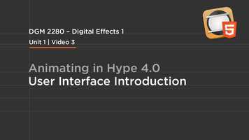 Free download 1.3 Animating in Hype 4.0: User Interface Introduction video and edit with RedcoolMedia movie maker MovieStudio video editor online and AudioStudio audio editor onlin