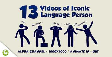 Free download 13 Videos of Iconic Language Person | Motion Graphics - Videohive template video and edit with RedcoolMedia movie maker MovieStudio video editor online and AudioStudio audio editor onlin