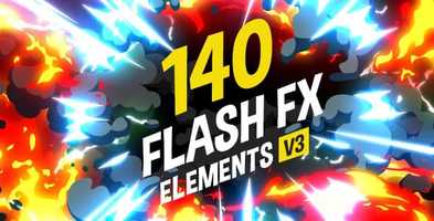 Free download 140 Flash FX Elements | After Effects Project Files - Videohive template video and edit with RedcoolMedia movie maker MovieStudio video editor online and AudioStudio audio editor onlin