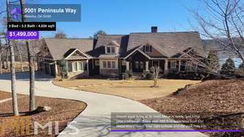 Free download $1,499,000 Single-Family Home for sale - 5001 Peninsula Way, Waleska, GA - 30183 video and edit with RedcoolMedia movie maker MovieStudio video editor online and AudioStudio audio editor onlin