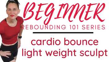 Free download 15 MIN WORKOUT |BEGINNER REBOUNDING BOUNCE  LIGHT WEIGHT SCULPT| LOW IMPACT-JOINT FRIENDLY EXERCISE video and edit with RedcoolMedia movie maker MovieStudio video editor online and AudioStudio audio editor onlin
