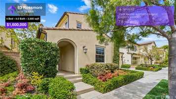 Free download $1,600,000 Single-Family Home for sale - 83 Rossmore, Irvine, CA - 92620 video and edit with RedcoolMedia movie maker MovieStudio video editor online and AudioStudio audio editor onlin