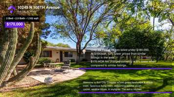 Free download $170,000 Apartment for sale - 10249 N 108TH Avenue, Sun City, AZ - 85351 video and edit with RedcoolMedia movie maker MovieStudio video editor online and AudioStudio audio editor onlin