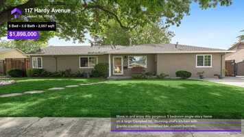 Free download $1,898,000 Single-Family Home for sale - 117 Hardy Avenue, Campbell, CA - 95008 video and edit with RedcoolMedia movie maker MovieStudio video editor online and AudioStudio audio editor onlin