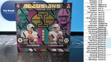 Free download 1 Box of 2020 Panini Illusions Football (Random Teams) (Break ID: 25200) video and edit with RedcoolMedia movie maker MovieStudio video editor online and AudioStudio audio editor onlin