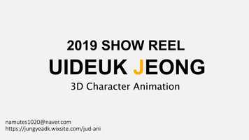 Free download 2019 3D Character Animation showreel video and edit with RedcoolMedia movie maker MovieStudio video editor online and AudioStudio audio editor onlin