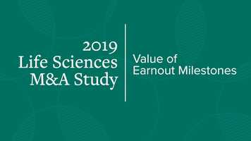 Free download 2019 Life Sciences Study |  Value of Earnout Milestones video and edit with RedcoolMedia movie maker MovieStudio video editor online and AudioStudio audio editor onlin