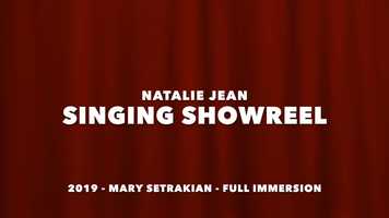 Free download 2019 MS_Singing Showreel_Natalie Jean video and edit with RedcoolMedia movie maker MovieStudio video editor online and AudioStudio audio editor onlin