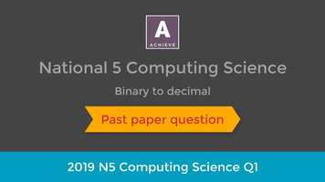 Free download 2019 National 5 Computing Science Paper Q1 video and edit with RedcoolMedia movie maker MovieStudio video editor online and AudioStudio audio editor onlin