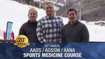 Free download 2019 Sports Medicine Course_AAOS, AOSSM, AANA_PromoVideo video and edit with RedcoolMedia movie maker MovieStudio video editor online and AudioStudio audio editor onlin