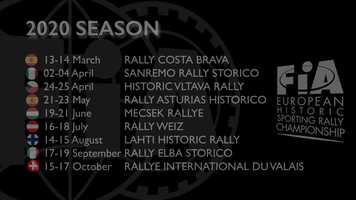 Free download 2020 FIA European Historic Rally Sporting Rally Championship Calendar video and edit with RedcoolMedia movie maker MovieStudio video editor online and AudioStudio audio editor onlin