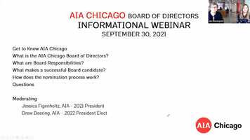 Free download 2022 AIA Chicago Board Seminar video and edit with RedcoolMedia movie maker MovieStudio video editor online and AudioStudio audio editor onlin