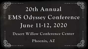 Free download 20th Annual EMS Odyssey Conference - June 11-12, 2020 - Phoenix, AZ video and edit with RedcoolMedia movie maker MovieStudio video editor online and AudioStudio audio editor onlin