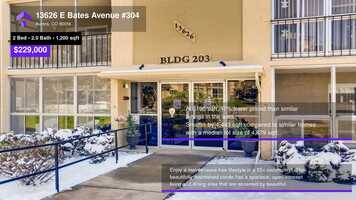 Free download $229,000 Condominium for sale - 13626 E Bates Avenue #304, Aurora, CO - 80014 video and edit with RedcoolMedia movie maker MovieStudio video editor online and AudioStudio audio editor onlin