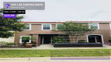 Free download $235,000 Townhouse for sale - 1041 LAS FUENTES DRIVE, Kissimmee, FL - 34746 video and edit with RedcoolMedia movie maker MovieStudio video editor online and AudioStudio audio editor onlin