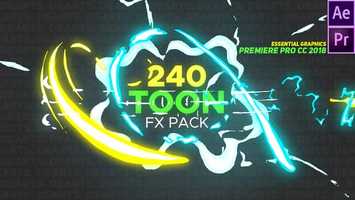 Free download 240 Toon FX Pack | After Effects Project Files - Videohive template video and edit with RedcoolMedia movie maker MovieStudio video editor online and AudioStudio audio editor onlin