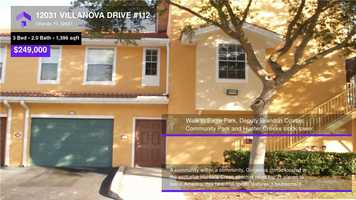 Free download $249,000 Condominium for sale - 12031 VILLANOVA DRIVE #112, Orlando, FL - 32837 video and edit with RedcoolMedia movie maker MovieStudio video editor online and AudioStudio audio editor onlin