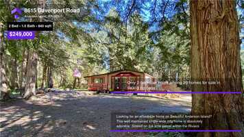 Free download $249,000 Residential for sale - 8615 Davenport Road, Anderson Island, WA - 98303 video and edit with RedcoolMedia movie maker MovieStudio video editor online and AudioStudio audio editor onlin