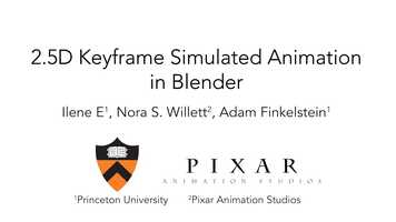 Free download 2.5D Keyframe Simulated Animation in Blender video and edit with RedcoolMedia movie maker MovieStudio video editor online and AudioStudio audio editor onlin