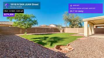 Free download $274,900 Single-Family Home for sale - 19118 N SAN JUAN Street, Maricopa, AZ - 85138 video and edit with RedcoolMedia movie maker MovieStudio video editor online and AudioStudio audio editor onlin