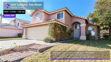 Free download $289,000 Single-Family Home for sale - 2741 Camphor Tree Street, Las Vegas, NV - 89108 video and edit with RedcoolMedia movie maker MovieStudio video editor online and AudioStudio audio editor onlin