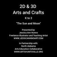 Free download 2D  3D Arts and Crafts - The Sun and Moon video and edit with RedcoolMedia movie maker MovieStudio video editor online and AudioStudio audio editor onlin