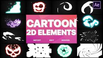 Free download 2D Cartoon Elements | After Effects | After Effects Project Files - Videohive template video and edit with RedcoolMedia movie maker MovieStudio video editor online and AudioStudio audio editor onlin