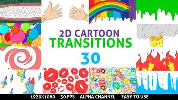 Free download 2D Cartoon Transitions Pack Motion Design video and edit with RedcoolMedia movie maker MovieStudio video editor online and AudioStudio audio editor onlin
