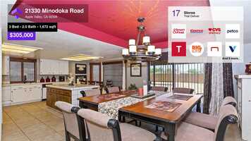 Free download $305,000 Single-Family Home for sale - 21330 Minodoka Road, Apple Valley, CA - 92308 video and edit with RedcoolMedia movie maker MovieStudio video editor online and AudioStudio audio editor onlin