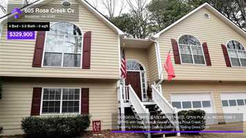 Free download $329,900 Single-Family Home for sale - 605 Rose Creek Cv, Woodstock, GA - 30189 video and edit with RedcoolMedia movie maker MovieStudio video editor online and AudioStudio audio editor onlin