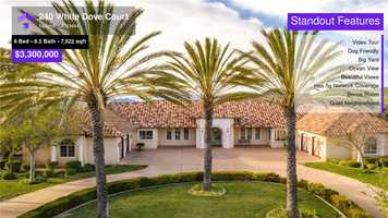 Free download $3,300,000 Single-Family Home for sale - 240 White Dove Court, Nipomo, CA - 93444 video and edit with RedcoolMedia movie maker MovieStudio video editor online and AudioStudio audio editor onlin