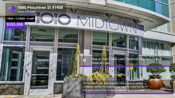 Free download $355,000 Condominium for sale - 1080 Peachtree St #1408, Atlanta, GA - 30309 video and edit with RedcoolMedia movie maker MovieStudio video editor online and AudioStudio audio editor onlin