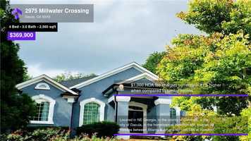 Free download $369,900 Single-Family Home for sale - 2975 Millwater Crossing, Dacula, GA - 30019 video and edit with RedcoolMedia movie maker MovieStudio video editor online and AudioStudio audio editor onlin