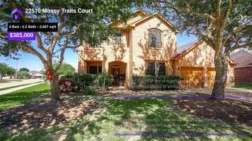 Free download $385,000 Single-Family Home for sale - 22510 Mossy Trails Court, Katy, TX - 77494 video and edit with RedcoolMedia movie maker MovieStudio video editor online and AudioStudio audio editor onlin