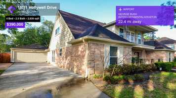 Free download $390,000 Single-Family Home for sale - 18111 Hollywell Drive, Houston, TX - 77084 video and edit with RedcoolMedia movie maker MovieStudio video editor online and AudioStudio audio editor onlin