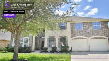 Free download $399,000 Single-Family Home for sale - 2209 Kristina Way, Deer Park, TX - 77536 video and edit with RedcoolMedia movie maker MovieStudio video editor online and AudioStudio audio editor onlin