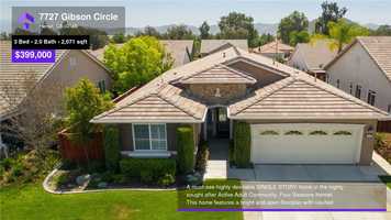 Free download $399,000 Single-Family Home for sale - 7727 Gibson Circle, Hemet, CA - 92545 video and edit with RedcoolMedia movie maker MovieStudio video editor online and AudioStudio audio editor onlin