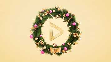 Free download 3D Christmas Wreath Logo video and edit with RedcoolMedia movie maker MovieStudio video editor online and AudioStudio audio editor onlin