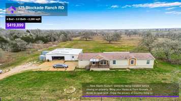 Free download $419,899 Mobile for sale - 175 Stockade Ranch RD, Paige, TX - 78659 video and edit with RedcoolMedia movie maker MovieStudio video editor online and AudioStudio audio editor onlin